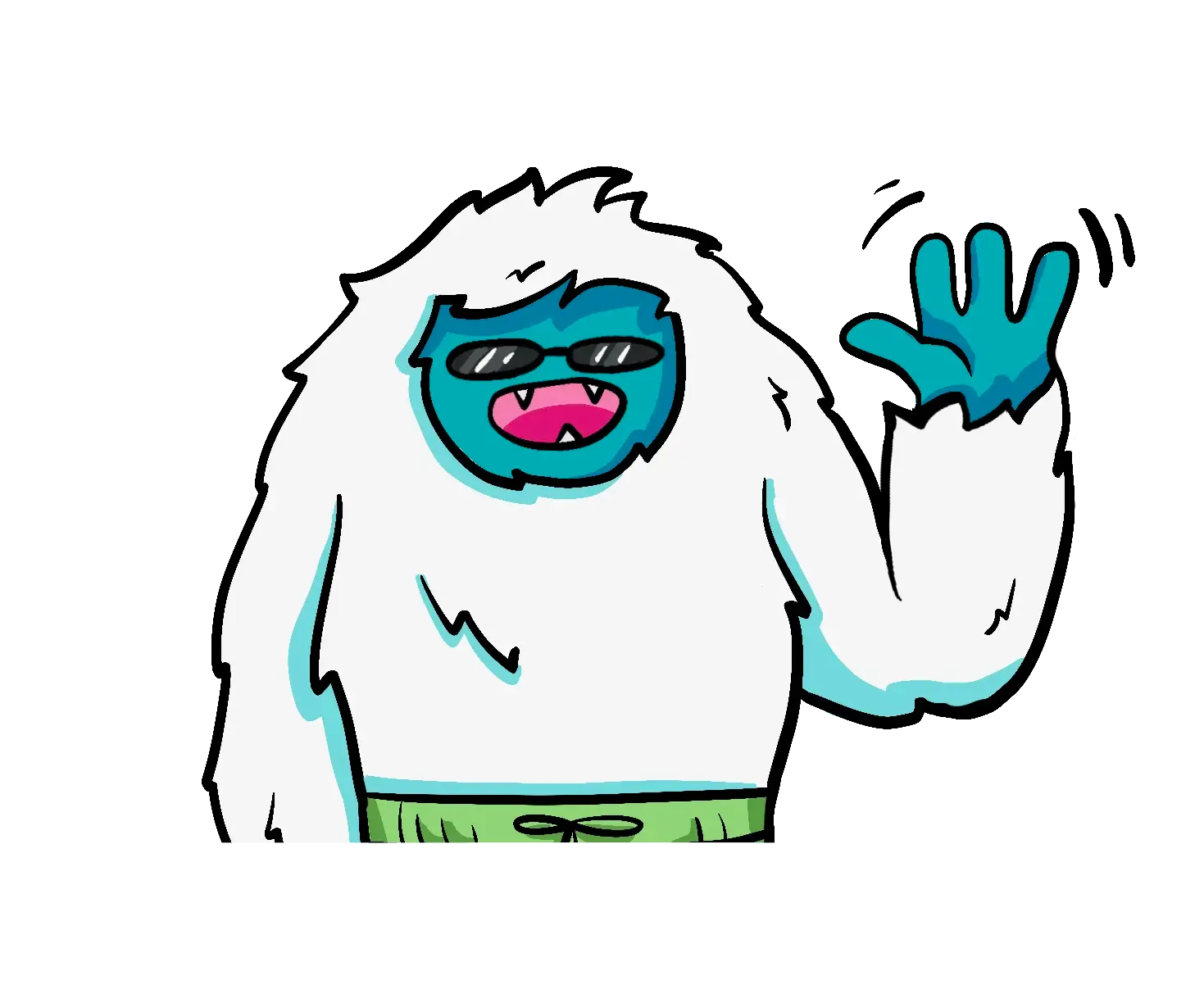 Northern Yeti waving